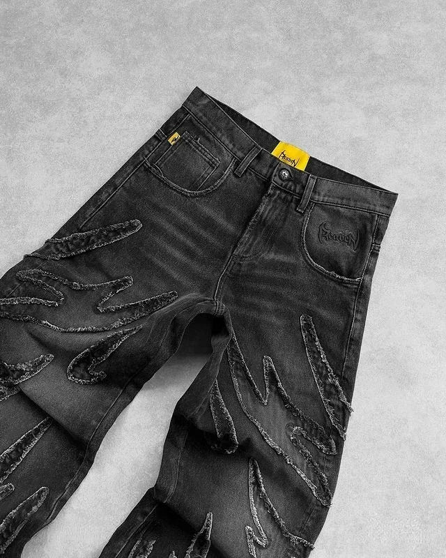 RETRO GOTHIC BLACK PANT