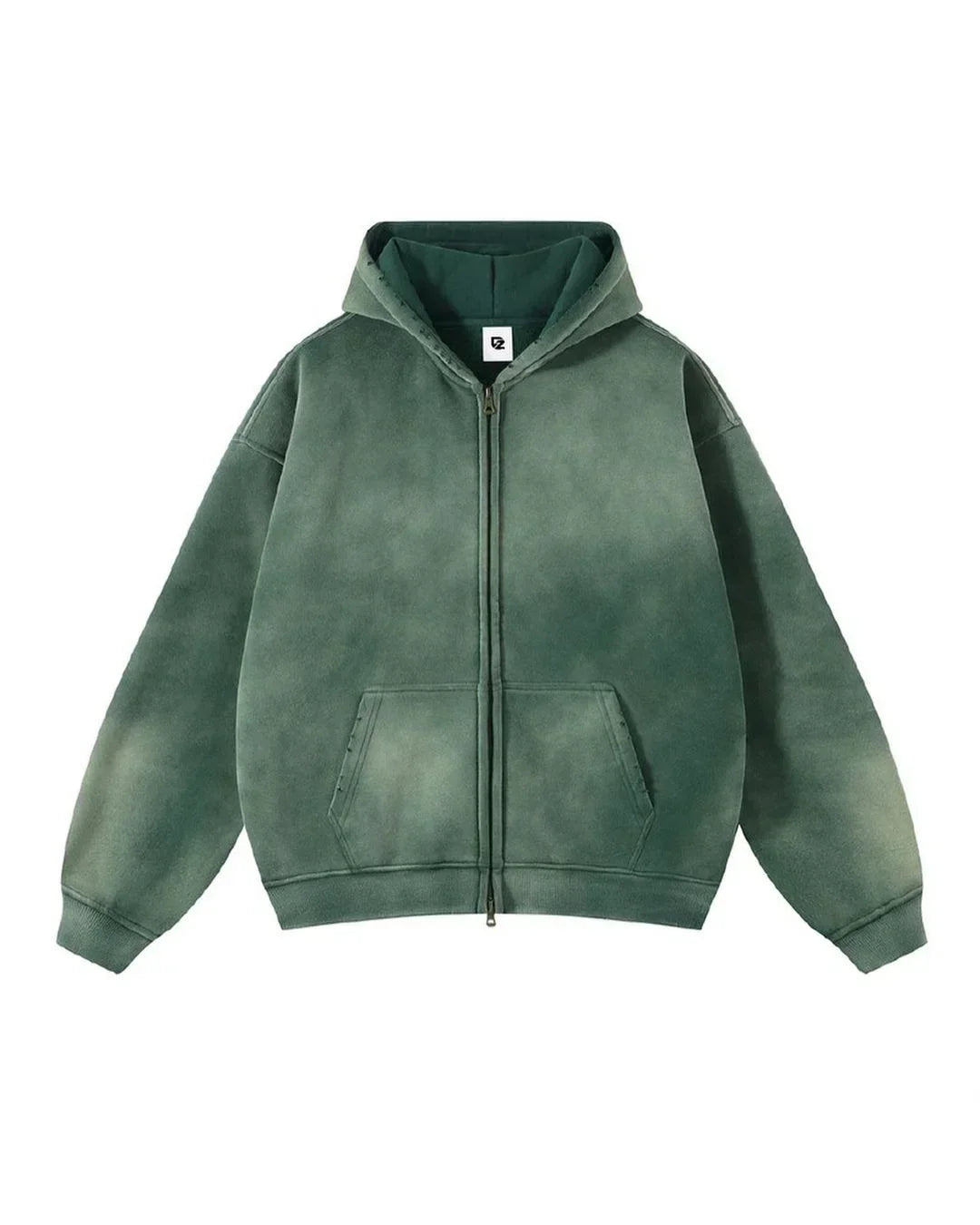 GRADIANT CARDIGAN CLOUD loose zipper